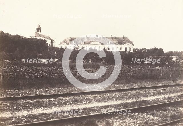 Abbaye du Gard pres d' Abbeville, c. 1855. Creator: Edouard Baldus.