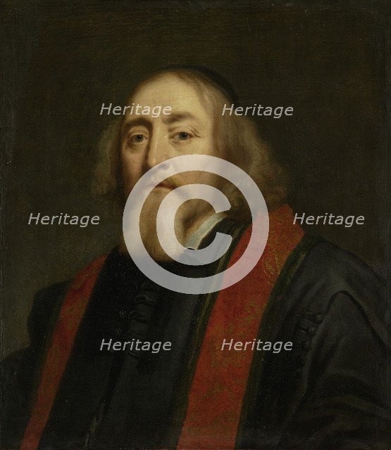 Portrait of Jan Amos Comenius (1592-1670), Betveen 1650 and 1670. Artist: Ovens, Jürgen (1623-1678)