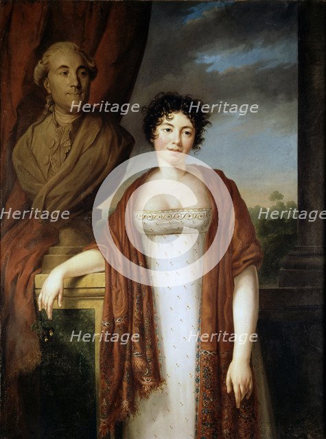 Portrait of the author Baronne Anne Louise Germaine de Staël (1766-1817), .