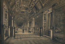 'Roma - Vatican Palace - Gallery of Geographical Maps', 1910. Artist: Unknown.