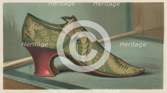Old shoe of unknown provenance, 1885.  Creator: Unknown.
