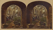 Interior of Kilcrea Abbey, County Cork, about 1860. Creator: London Stereoscopic & Photographic Co.