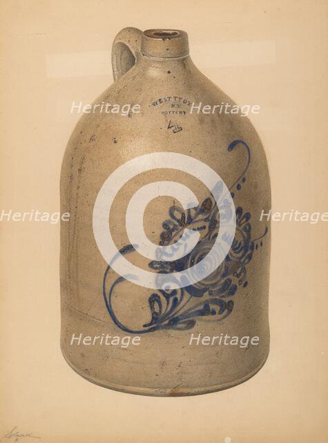 Jug, 1941. Creator: Giacinto Capelli.