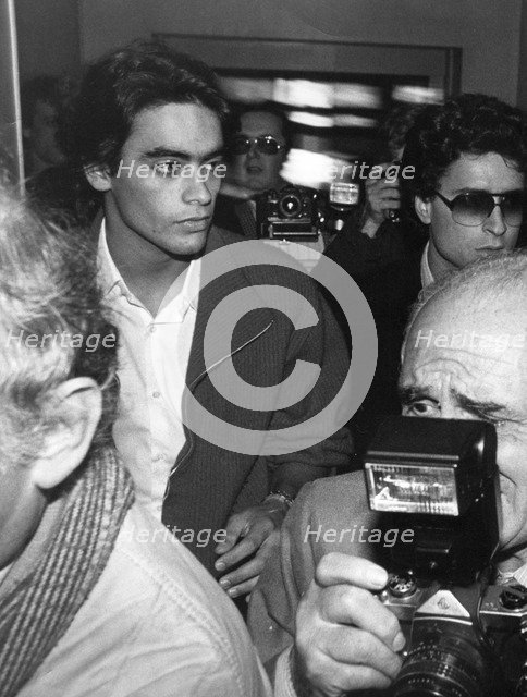 Anthony Delon, son of actors Alain Delon and Nathalie Delon, c1980s(?). Artist: Unknown ...