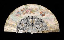 Fan, European, 1855-65. Creator: Unknown.