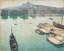 Port of Marseilles, 1916. Artist: Marquet, Pierre-Albert (1875-1947)