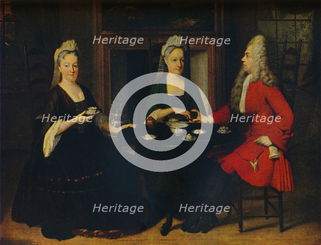 'Conversation Piece', c1735. Artist: Jan Maurits Quinkhard.