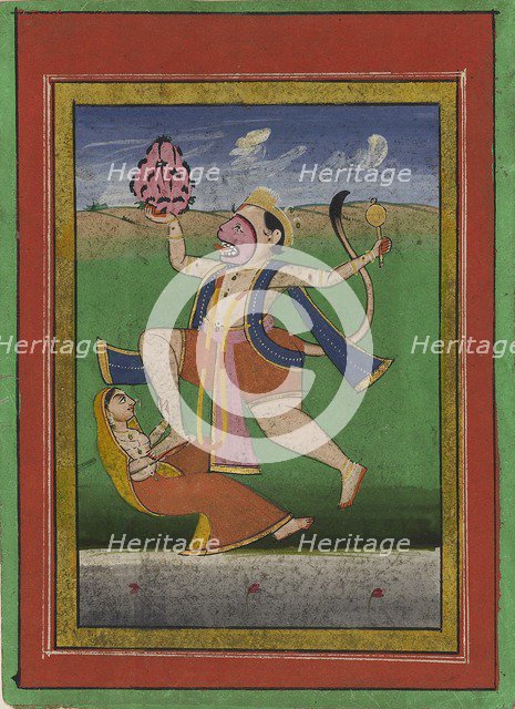 Hanuman, the monkey god, early 20th century. Artist: Unknown.