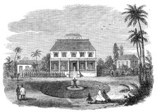 Palace of the late King of the Sandwich Islands at Honolulu, 1864. Creator: Unknown.
