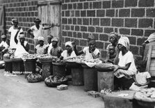 Street traders, Freetown, Sierra Leone, 20th century. Artist: Unknown
