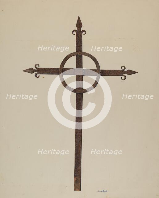 Iron Cross, c. 1938. Creator: H. Langden Brown.