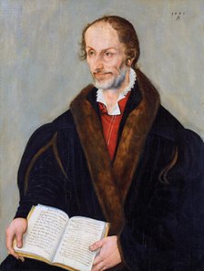 Portrait of Philipp Melanchthon, 1559. Creator: Lucas Cranach the Younger