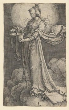 St. Mary Magdalene on the Clouds, 1518. Creator: Lucas van Leyden.