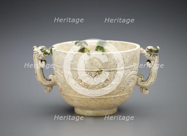 Cup with dragon handles, Ming dynasty, 1368-1644. Creator: Unknown.