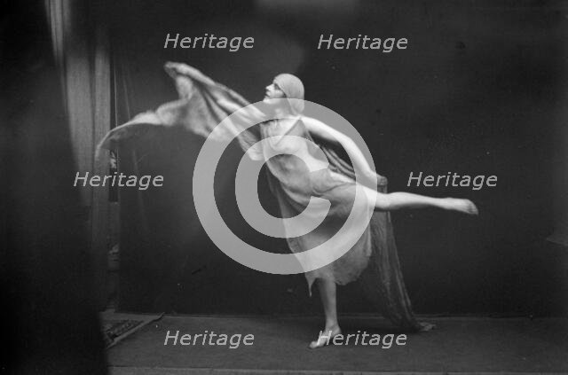 Unidentified dancer, possibly an Elizabeth Duncan dancer, between 1911 and 1942. Creator: Arnold Genthe.