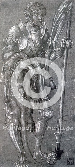 'St George', c1504-1553. Artist: Lucas Cranach the Elder