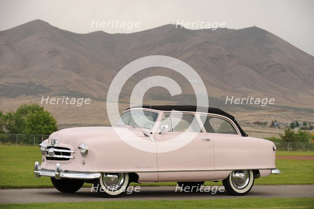 Nash rolltop convertible Marilyn Monroe 1951. Artist: Simon Clay.