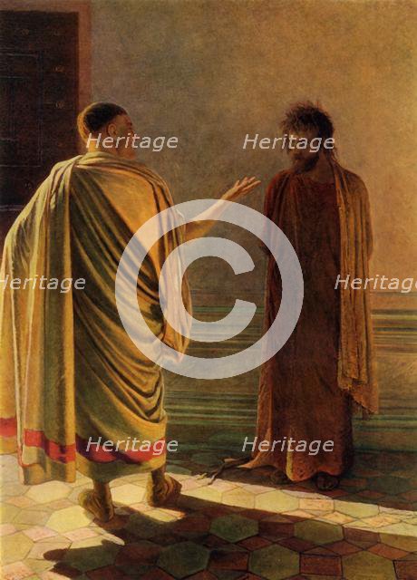 'What is Truth?', 1890, (1965).  Creator: Nikolay Ge.