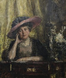 Lady Phillips, 1909. Creator: Mancini, Antonio (1852-1930).