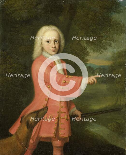 Portrait of a Boy, 1719-1752. Creator: Jacob Jan Nachenius.