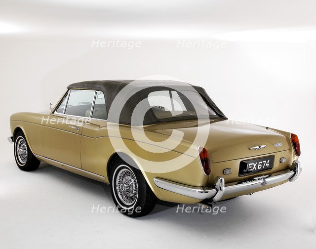 1975 Rolls Royce Corniche convertible. Artist: Unknown.