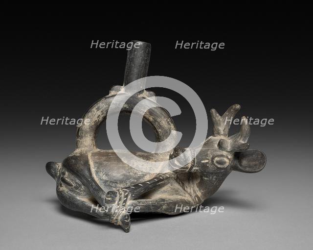 Bound Deer Effigy Vessel, 1000-1460s. Creator: Unknown.
