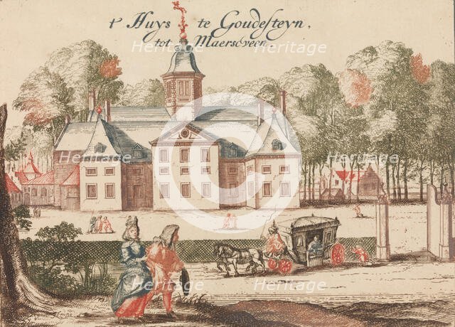 't Huys te Goudesteyn tot Maerseveen' in: Tooneel Der Voornaamste Nederlands Huizen, En L..., n.d.. Creator: Unknown.