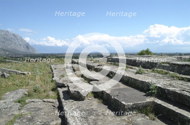 The Temple of Artemis Laphria at Kalydon, Greece. Artist: Samuel Magal
