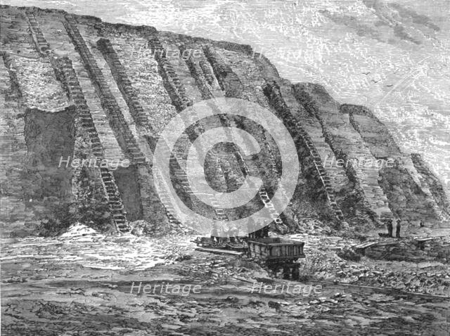 'Workings and Guano deposit on the Chincha Islands; About the Chincha Islands', 1875. Creator: Unknown.