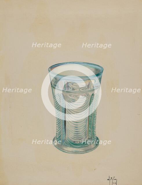 Water Glass, 1936. Creator: Ralph Atkinson.