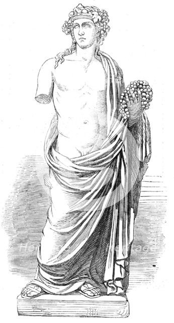 The Cyrene Marbles in the British Museum: Bacchus, 1861. Creator: Unknown.