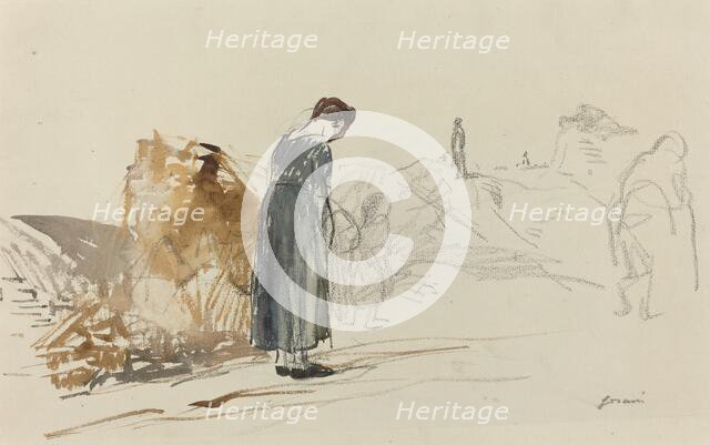 Les Allemands sont partis, c. 1914/1919. Creator: Jean Louis Forain.