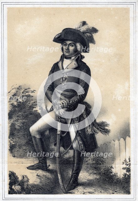 Jean-Baptiste Jourdan, marshal of France, 19th century.Artist: Jules Alfred Vincent Rigo