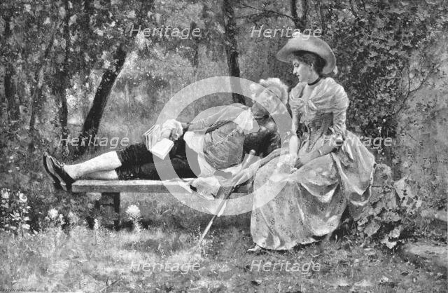 "In The Woods", after F Andreotti', 1891. Creator: Unknown.