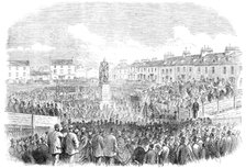 Unveiling the statue of the late Lord Eglinton at Ayr, 1865. Creator: Unknown.