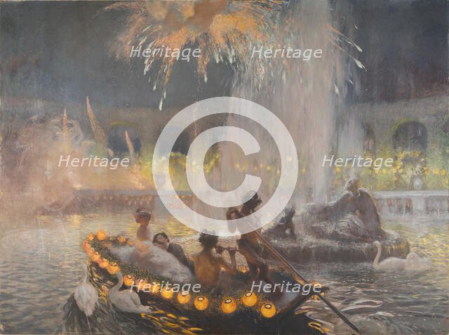 Fête de nuit à Versailles, 1906. Creator: La Touche, Gaston, de (1854-1913).