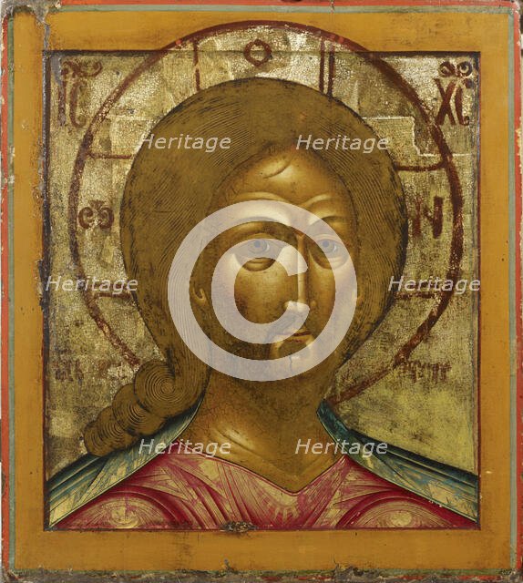 Christ-Fiery look, Russian icon, 1700-1799. Creator: Unknown.