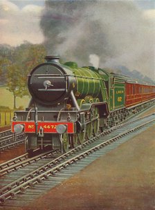 'The Flying Scotsman Passing Hadley Wood, L.N.E.R.', 1926. Artist: Unknown.
