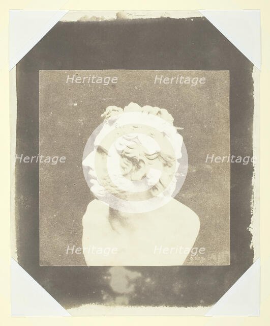 Bust of Patroclus, August 9, 1843. Creator: William Henry Fox Talbot.