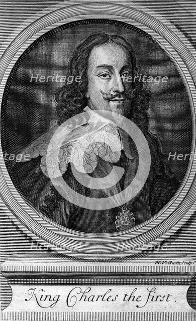 Charles I of England.Artist: MV Gucht