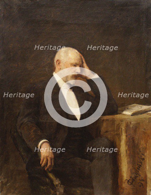 Portrait of the composer Pyotr Ilyich Tchaikovsky (1840-1893), 1894.