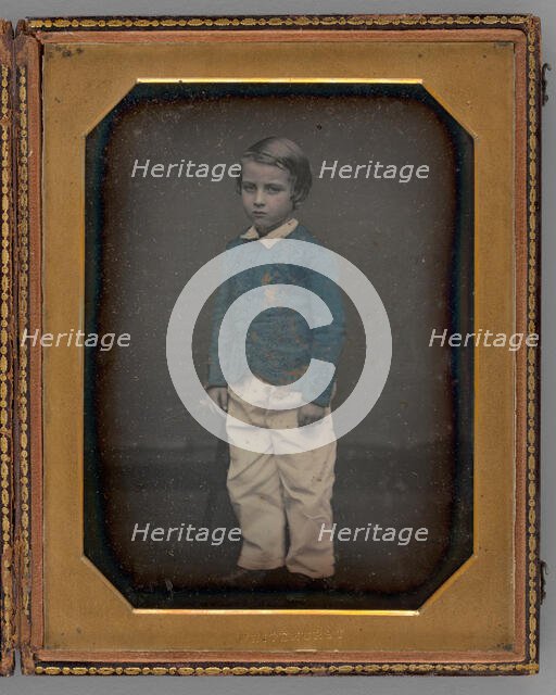 Untitled (Portrait of Standing Boy), 1848. Creator: Jesse Harrison Whitehurst.