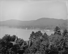 Bolton Bay from the Sagamore, Green Island, Lake George, c1904. Creator: Unknown.