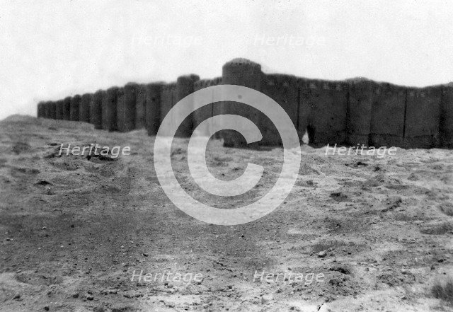 City walls, Samarra, Mesopotamia, 1918. Artist: Unknown