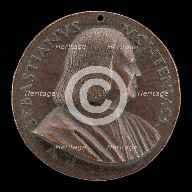 Sebastiano Montagnacco, died 1540, Venetian patrician [obverse], 1520/1530. Creator: Maffeo Olivieri.