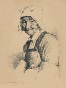 'Portrait of an old woman', c1890, (1894). Artist: Mortimer L Menpes.