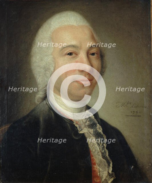 Portrait of Jean le Rond D'Alembert (1717-1783), 1770. Creator: Anonymous.