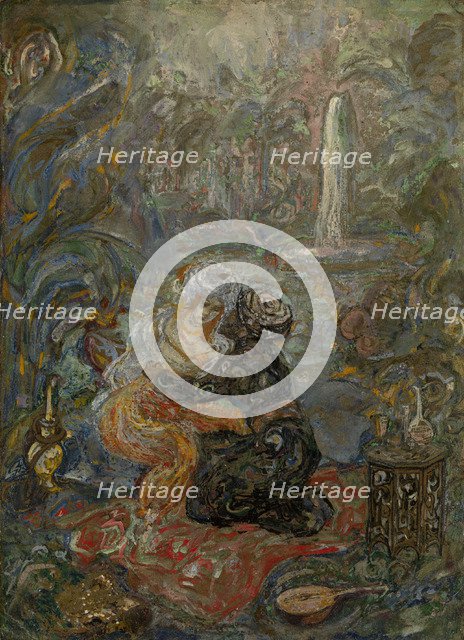 Oriental Scene. Artist: Millioti, Vasili Dmitrievich (1875-1943)