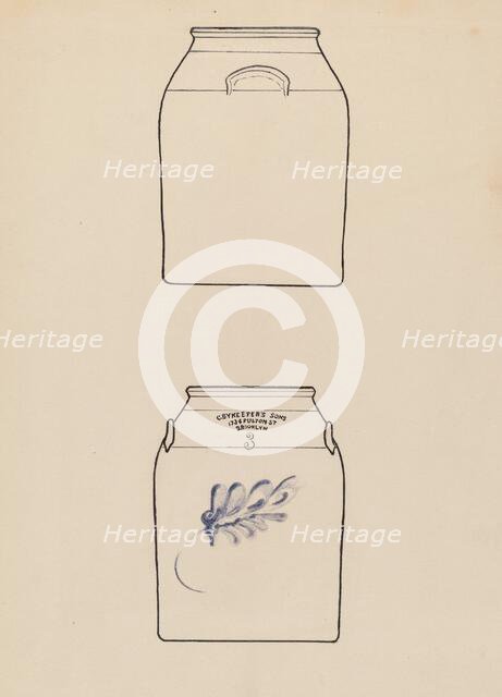 Jar, 1939. Creator: Nicholas Amantea.