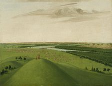 Fort Union, Mouth of the Yellowstone River, 2000 Miles above St. Louis, 1832. Creator: George Catlin.